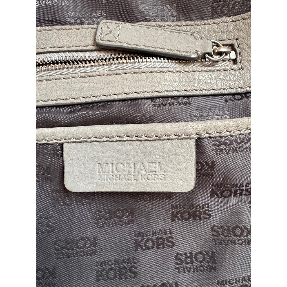 Michael Kors Leather Shoulder Bag Buckle Detail Designer Purse - Picture 6 of 8